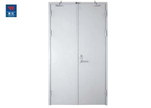 Quality Emergency Exit Double Entrance 90minute Fire Rated Steel Doors wholesale