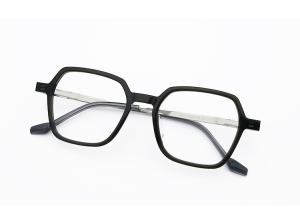 Quality Polygons Full Rim Mens Titanium Eyeglasses Titanium Eye Glasses wholesale