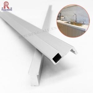 Quality T8 Aluminium Handle Profile For Kitchen 3mm Thickness Sandblasted wholesale