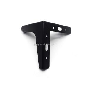 Quality Black Replacement Furniture Parts 4.5 Inch Adjustable Metal Table Legs wholesale