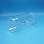 Clear PET Cylinder Round Food Grade Plastic Candy Cookies Food Jars Screw Clear