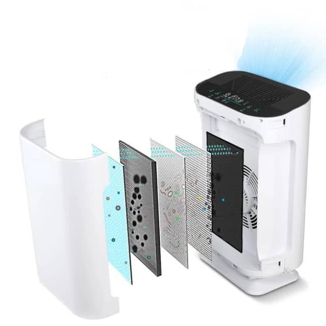 Homefish High Efficiency Hepa UV Air Purifier 99% OEM ODM