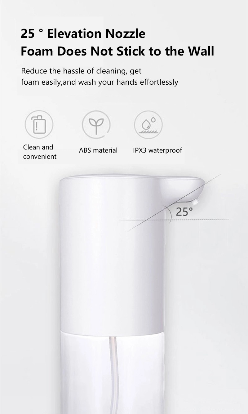 Bathroom Portable Standing Sensor Touchless Non Contact Rechargeable Automatic Hand Sanitizer Foam Soap Dispenser
