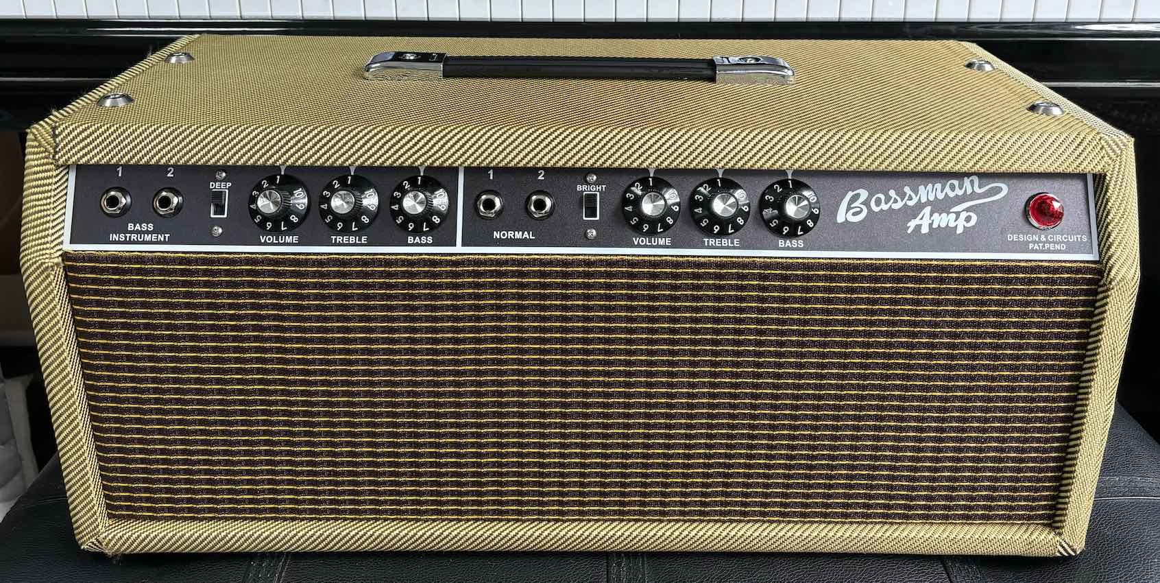 Custom Grand Bassman Reverb Head 1964 1965 Amplifier Bass Tube Amp Vintage Rare