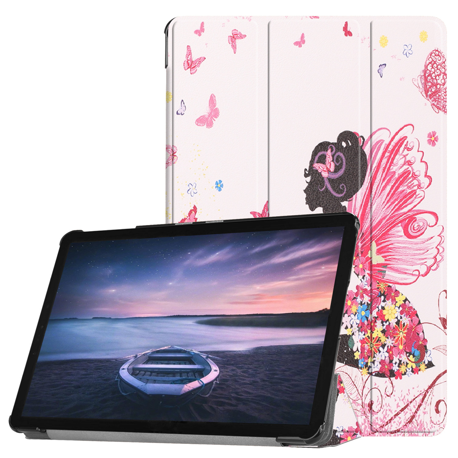 Galaxy Tab S4 10.5 Inch 2018 Case Print Cover for Samsung Tab S4 10.5'' 2018