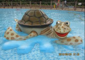Quality Fiberglass Water Playground Turtle Water Spray for Spray Park Equipment wholesale