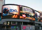8mm HD Outdoor Full Color LED Display , DIP246 8000nits Curved LED Screen