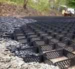 Plastic HDPE Geocell Geoweb Erosion Control For Steep Embankment