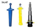 Vertical Hydraulic Ram Single Acting Telescopic Hydraulic Cylinders Multi Stage