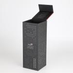 Rigid Folding Cardboard Red Wine Bottle Gift Box Whisky Gin Packaging Box