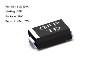Quality Surface Mount Tvs Diode Unidirectional 36V 1500W SMCJ36A wholesale