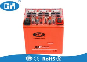 Quality AGM Sealed Gel Motorcycle Battery 12v 3Ah Rechargeable Orange Color 98 * 57 * 105mm wholesale