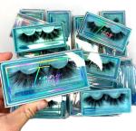 Reusable Glitter Paper Lash Packaging Box With Private Label