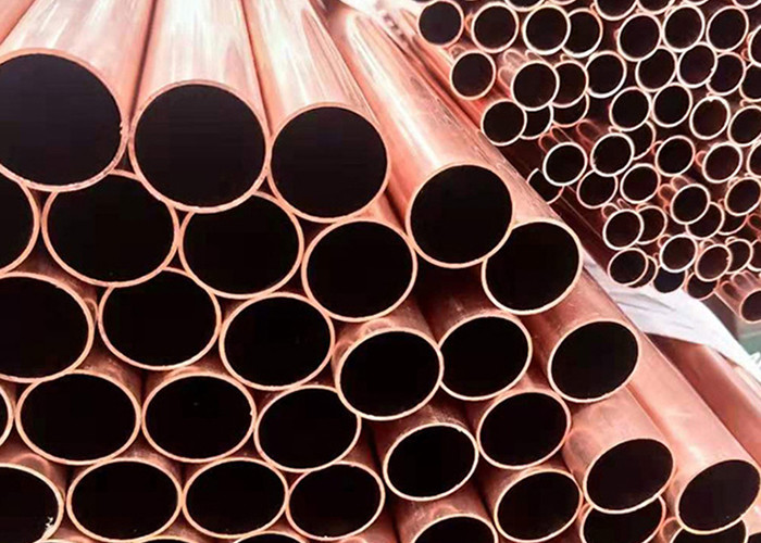 Seamless / Welded Copper Tube T2 Copper Pipe Air Conditioning And Condenser Copper Pipe Tube