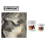 Two Part Metallic Epoxy Floor Coating Skid Resistant High Durability