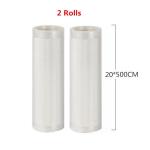3.5 Mil Clear And Embossed Vacuum Sealer Rolls 90 Microns