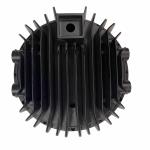Silver Die Cast Aluminum Heat Sink Compact Electronic Heat Sink