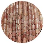 Wholesale Natural Crystal Gemstone Cylinder Shape Beads Agate Cylinder Loose