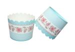 Oven Free Disposable Paper Cake Cup Gold Silver Stamping Printing