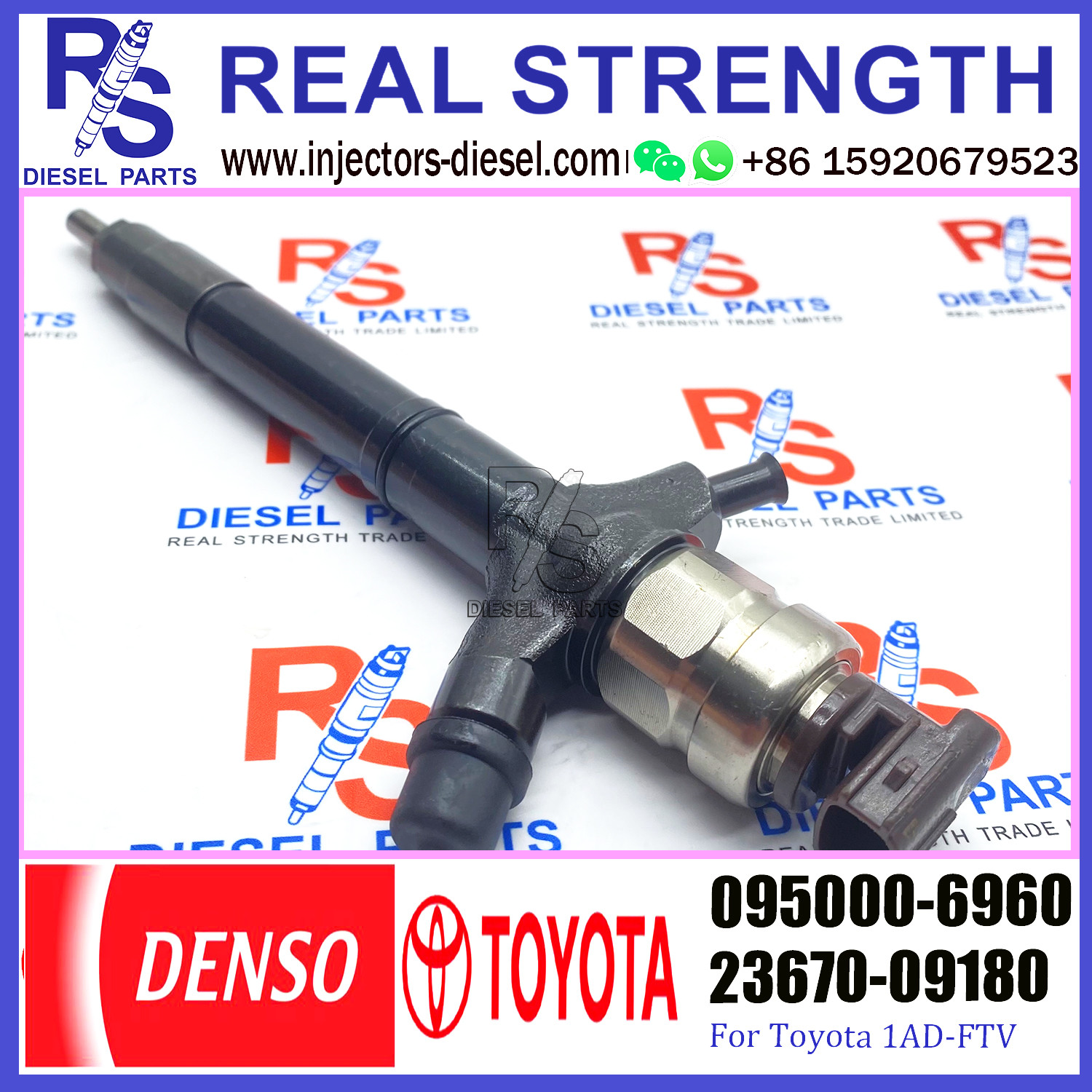 Common Rail Injector 23670-0R190 095000-7660 095000-7670 095000-6410 095000-6960 23670-0R140 23670-0R030 23670-09180