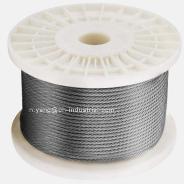 200fts Steel Cable T316 Stainless Steel Aircraft Cable 1x19 7x7 7x19 SS Cable
