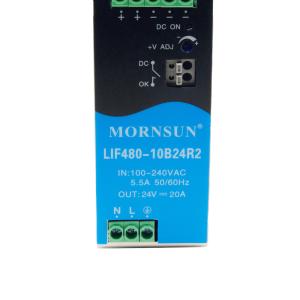 Quality 15V 24V 480W Din Rail Power Supply 90VAC Input EN 62368 Industrial Control wholesale