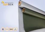 Grey Color Fiberglass Silicone Coated Glass Fabric Insulation Jacket External