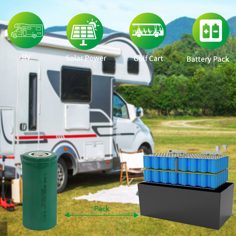 2000 Cycle 32700 Lithium Battery 32650 Lifepo4 Battery 6000Mah 3.2 V