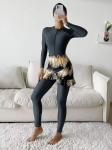 Slim Beach Muslim Swimsuit Ladies Modest Swimwear Muslim Belly Covering