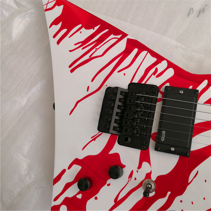 Strange shape 6 string electric guitar