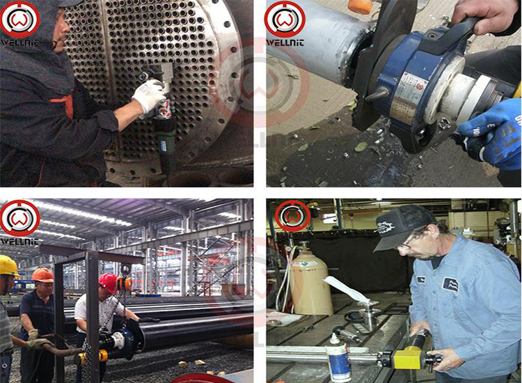 Handheld Inward Expansion Electric Pipe Beveling Machine 55r/Min