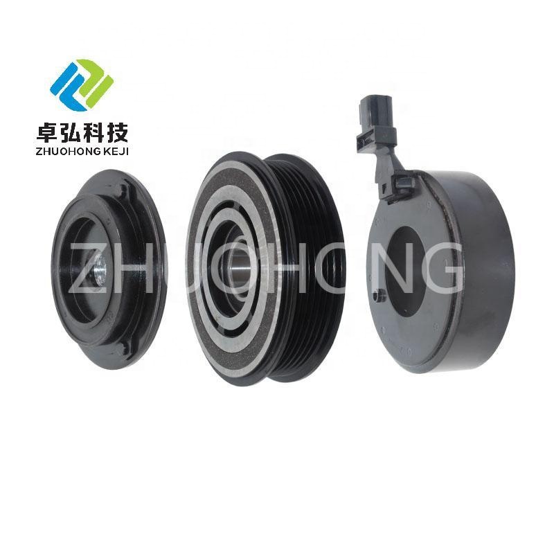 Auto AC Compressor Pulley Clutch Kit 6PK 127MM 12V for 2014-2019 Chevrolet Corvette C7