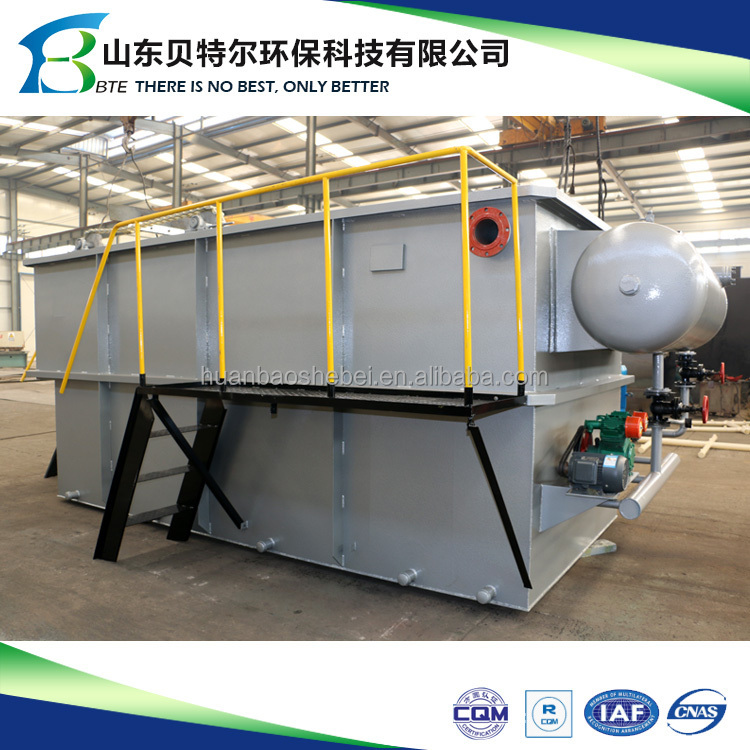 DAF Dissolved Air Flotation Machine for Wastewater Treatment System 60m3/hour Capacity