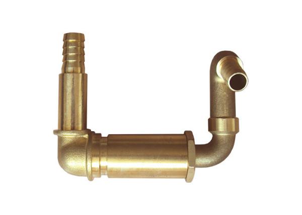 360 Degree Swivel Turning Brass Elbow with Hose Sleeve Working Pressure 20 Bar