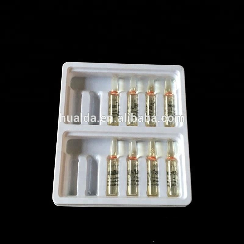 Machine to make disposable plastic transparent wax crayon pen packaging insert tray box