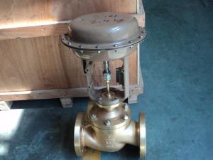 Quality ASME B16.34 Bronze Material Single Seat Pneumatic Control Valve wholesale