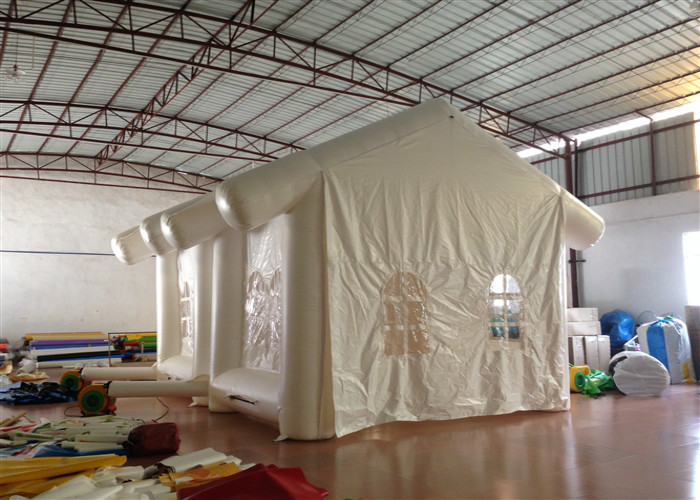 Dome Hospital / Medical Inflatable Event Tent Quadruple Stitched Fire Resistance