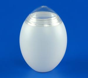 Quality Food Grade Material Plastic Storage Canisters Egg Shape 485Ml 47MM Caliber wholesale