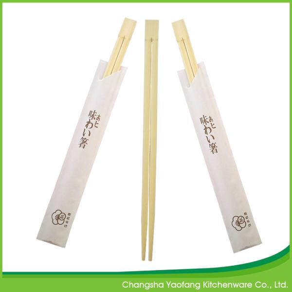 Cheap Tableware Dining Natural Disposable Bamboo Chopsticks Eco Friendly Customized for sale