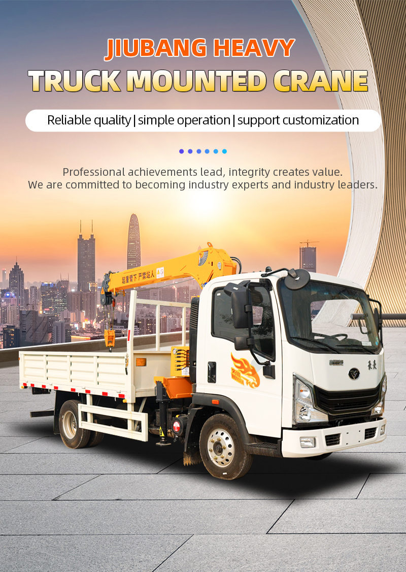 Best Price knuckle boom truck mounted crane with truck