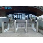 304 Stainless Steel Swing Barrier Gates Fully Automatic Security Gate Office