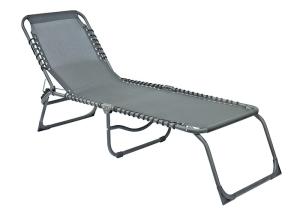 Quality Multifunction Textilene Foldable Sun Lounger For Balcony Sturdy Frame wholesale