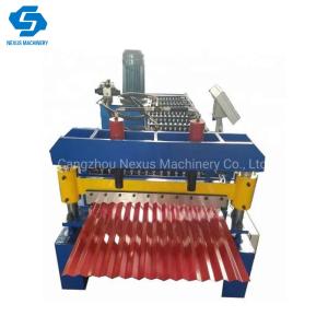 Quality Color Steel Corrugated Roofing Sheets Making Machine for Iron Sheets wholesale