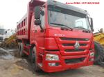 Red 30 Tons Tipper Truck 13000 Kg Vehicle Weight Manual Transmission