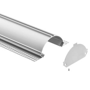 Quality Semicircle LED Drywall Aluminium Profiles Gypsum 133*51mm ROHS Certified wholesale