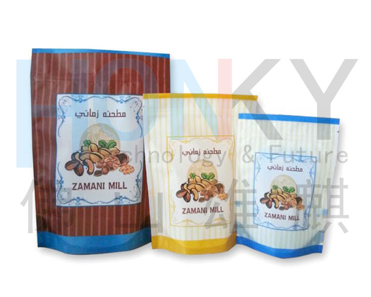 AC 380V 55 BPM Filling Packing Machine Premade Bag Pouch Sealing