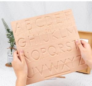 Quality Montessori Language Development Toy English Capital Alphabet Letters wholesale