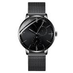 Casual Men'S Luxury Stainless Steel Watches Jewelry Buckle Mineral Tempered