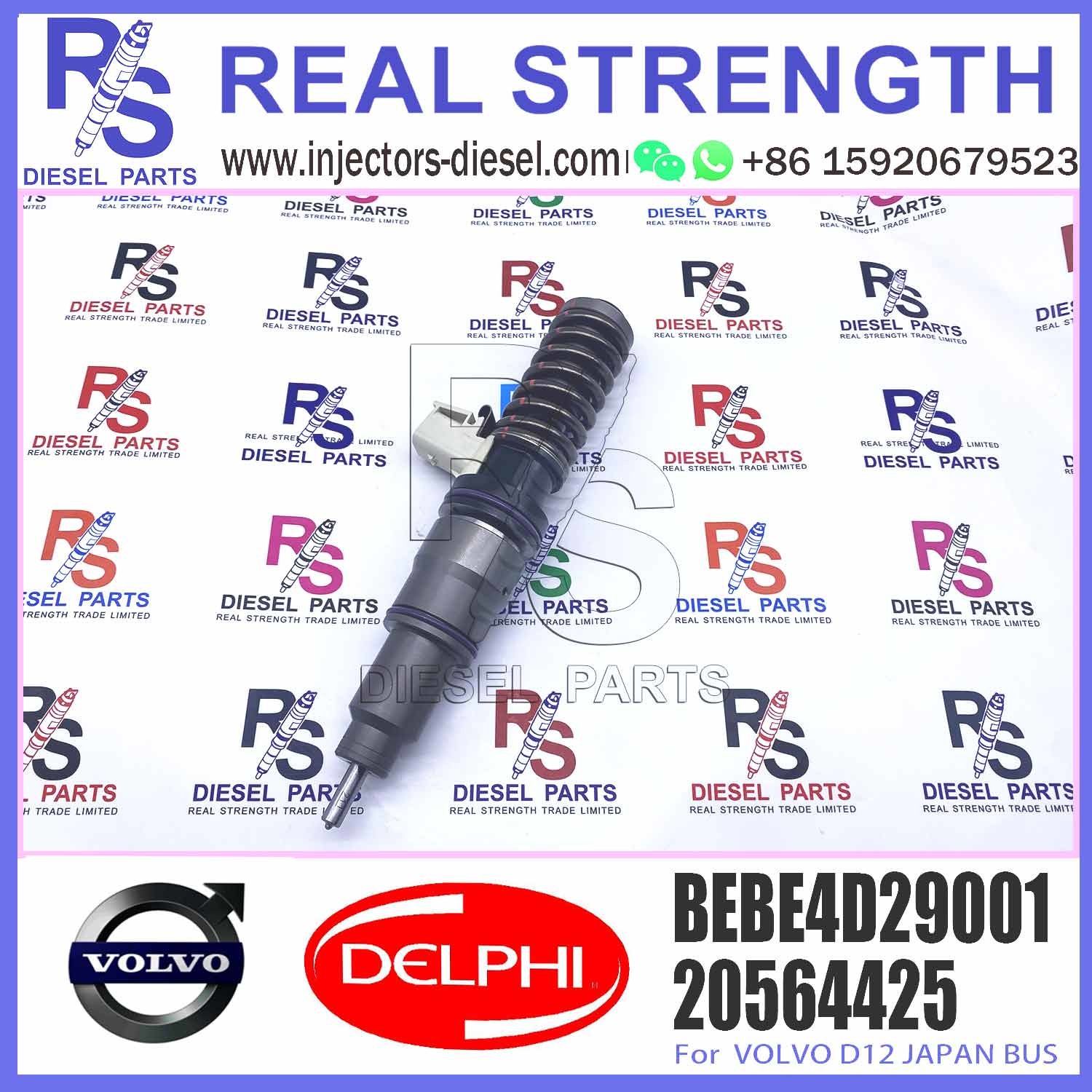 High Performance Diesel Fuel Injector 20564425 BEBE4D10001 BEBE4D29001 For V-O-L-V D12 JAPAN BUS