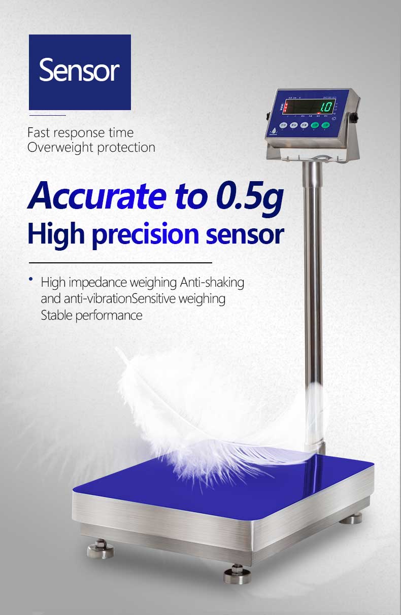 Waterproof SH2100-A1S Stainless Steel Platform Scale 150kg for Weighting and Function